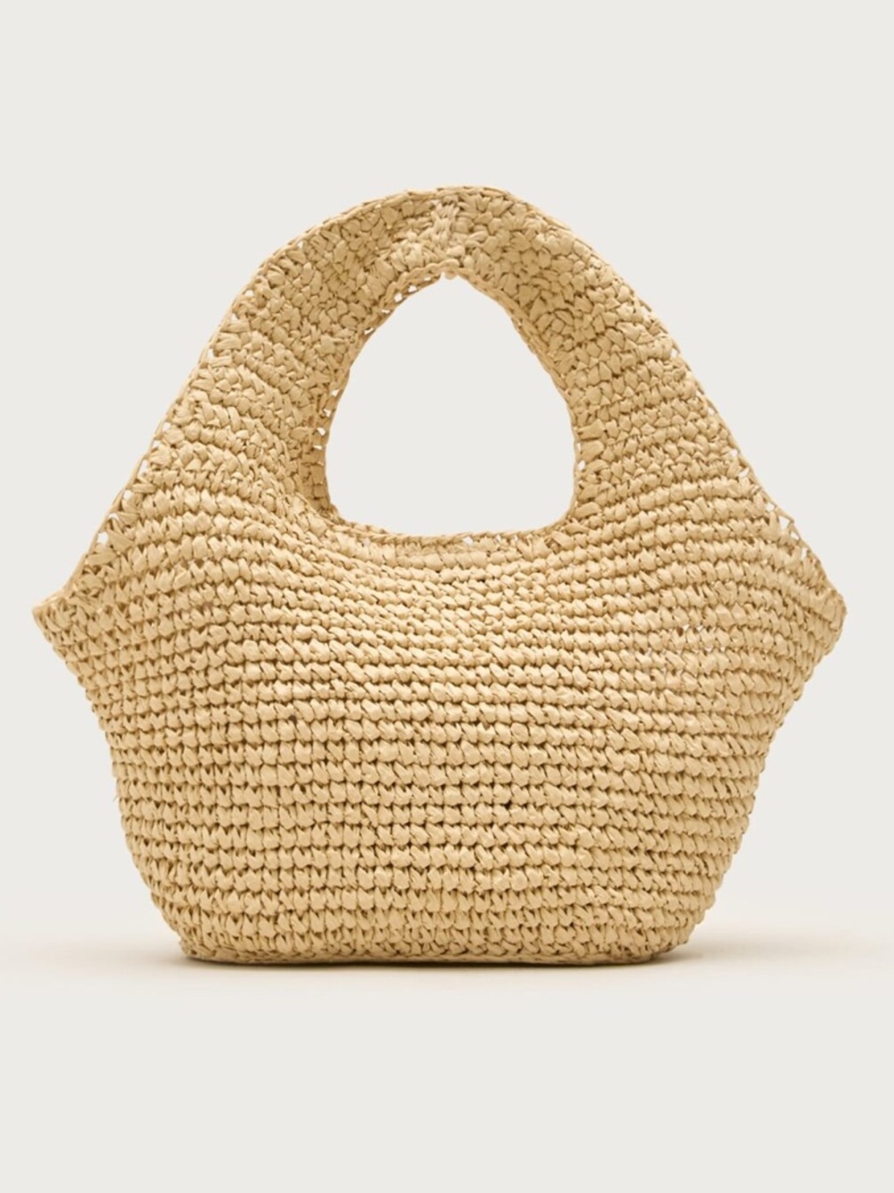 J. Crew Small handknotted straw tote - Natural Straw - Picture 4 of 6